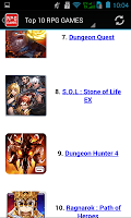 2 Schermata RPG Games