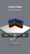 برنامه‌نما Count Cubes 3D. makes brain up عکس از صفحه