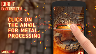 Craft blacksmith. Simulator poster