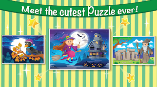 Halloween City Puzzle Funy Kid capture d'écran 5