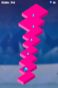 3D ZigZag Ball Runner Ekran Görüntüsü 3