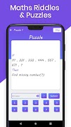 برنامه‌نما all maths formulas-Riddles and عکس از صفحه