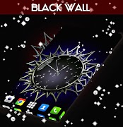 Black Wall Clock скриншот 3