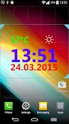Reloj Digital Con El Clima captura de pantalla 4