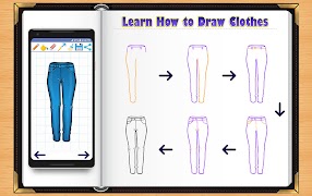 Learn How to Draw Clothes imagem de tela 3