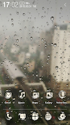 Rain Drops Atom Theme 포스터