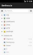 DevDocs.io capture d'écran 4