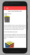 Guide To Solve a Rubik`s Cube تصوير الشاشة 4