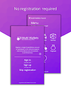 4 Schermata Multi Wallets Faucet