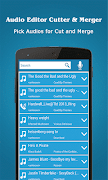 Audio Editor Cutter & Merger ภาพหน้าจอ 1