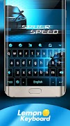 Super Speed-Lemon Keyboard Plakat