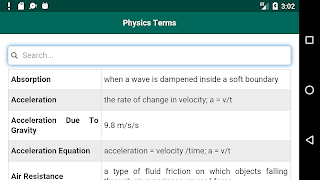 Physics Terms Ekran Görüntüsü 3