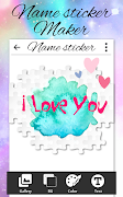 Style Name Sticker Maker imagem de tela 4