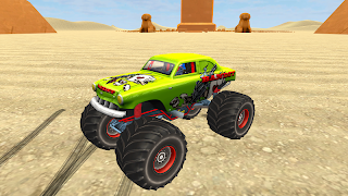 Monster Truck Offroad Hill Climb plakat