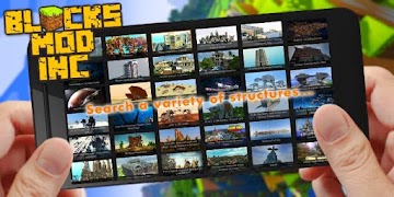 Massive Instant Structures Mod Minecraft पोस्टर
