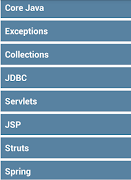 برنامه‌نما Java J2ee Interview Questions عکس از صفحه