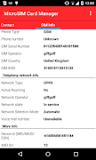 MicroSIM Card Manager ảnh chụp màn hình 2