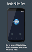 Flash Light (Power Button) captura de pantalla 1