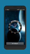 Planets clock live wallpaper screenshot 2