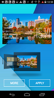 Charlotte weather widget/clock screenshot 1