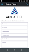 برنامه‌نما AlphaTech App عکس از صفحه