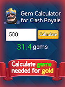 Gem Calculator - Clash Royale captura de pantalla 5