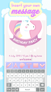 ユニコーン 誕生日の招待状 スクリーンショット 1