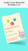 Happy Birthday Greetings Card Maker скриншот 3