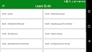 Learn SL4A Screenshot 3