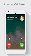 Call Screen Theme OS 11 Phone 8 syot layar 4