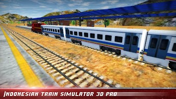 Indonesia Train Simulator 3D Pro poster