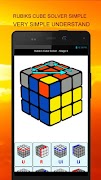 Rubiks Cube Solver Simple imagem de tela 3