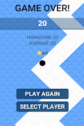 Zig Zag Endless Dot Game 2D ảnh chụp màn hình 3