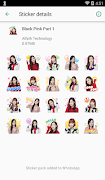 Sticker BlackPink for WAStickerApps اسکرین شاٹ 1