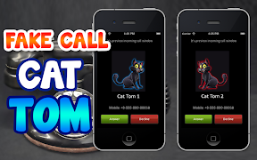 Fake Call Cat Tom ภาพหน้าจอ 6