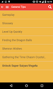 1 Schermata Guide for DB Xenoverse