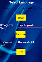 VOICE 2 VOICE screenshot 1