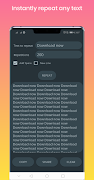Text Repeater Affiche