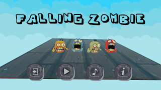 Falling Zombie plakat