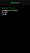 Hacker Terminal - Hacker Tools Simulator ảnh chụp màn hình 1