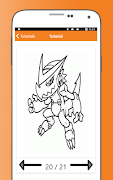 How to Draw Digimon Characters syot layar 3