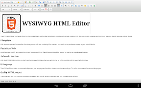 WYSIWYG HTML Editor 스크린샷 1