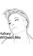 پوستر Halsey Without Me