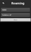 Roaming Partner Network ID スクリーンショット 2