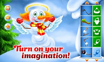 برنامه‌نما Winter game: Your own snowman! عکس از صفحه