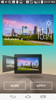 Hhouston Weather Widget/Clock poster