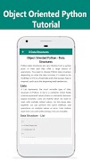 برنامهنما Object Oriented Python Tutorial عکس از صفحه