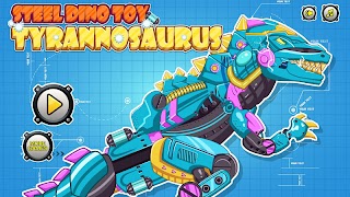 Steel Dino Toy : Tyrannosaurus Plakat