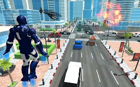 Żelazo Superhero latający robot - Miasto Rescue screenshot 4