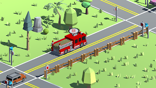 Blocky Car Road Challenge capture d'écran 1